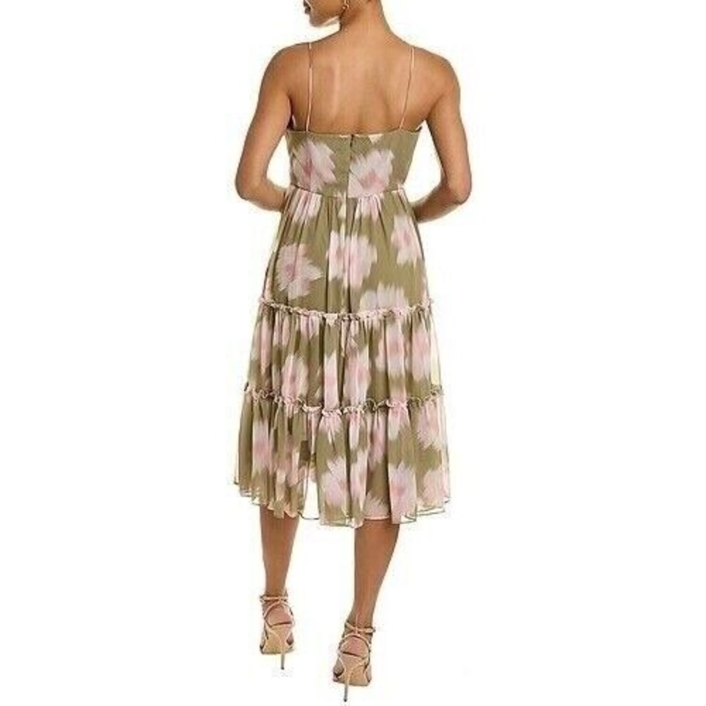 Sachin & Babi NWT Dalia Midi Dress in Green Floral in Size 0 MSRP $395 - Picture 2 of 7
